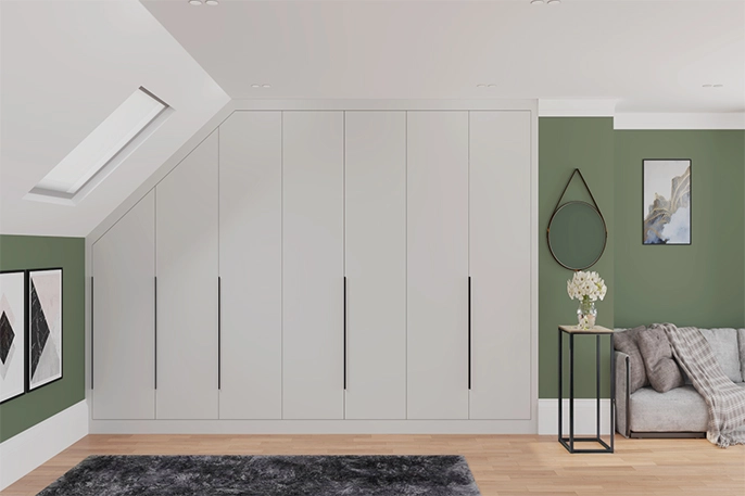 Maximize Space With Fitted Wardrobes For Sloping Ceilings